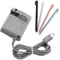 DS Lite Charger Kit, AC Power Adapter Charger and Stylus Pen for Nintendo DS Lite Systems, Wall Travel Charger Power Cord Charging Cable 5.2V 450mA for NDSL