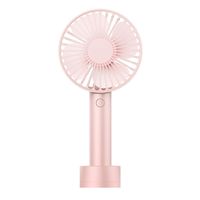 Portable Handheld Fan, Personal Small Mini Cooling USB Fan with Rechargeable Battery Operated for Desktop Home Outdoor Travel (Pink)