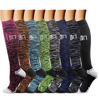 CHARMKING Compression Socks 15-20 mmHg is BEST Graduated Athletic & Medical for Men & Women Running, Travel, Nurses, Pregnant - Boost Performance, Blood Circulation & Recovery(Small/Medium,Assorted28)