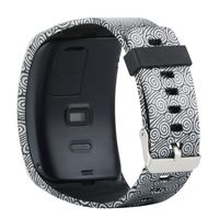 Tkasing Samsung Galaxy Gear S R750 Smart Watch Replacement Wristband Bracelet/Free Size Wireless Smartwatch Accessory Band Strap with Secure Buckle (M)