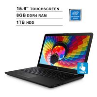 HP Pavilion 15 Newest 15.6 Inch Touchscreen Premium Laptop - Intel Pentium 4-Core N5000 1.10GHz Up to 2.70GHz, Intel UHD 605, 8GB RAM, HDMI, 1TB HDD, WiFi, Bluetooth, Windows 10