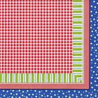 Fourth of July Paper Napkins Cocktail Beverage Size Milton Glaser Design 20 Count