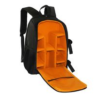 Matoger DSLR SLR Camera Bag Waterproof Backpack Padded Backpack (Orange)