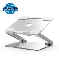 Laptop Stand, Boyata Laptop Holder: Multi-Angle Stand with Heat-Vent to Elevate Laptop, Adjustable Notebook Stand for Laptop (up to 17 inches) Including MacBook Pro/Air, Surface Laptop,Toshiba, HP