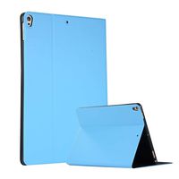 iPad 6th Gen/iPad 5th Gen/iPad Air/iPad Air 2/iPad Pro 9.7 Case,Slim Lightweight Silicone TPU and Premium PU Leather Smart Stand Protective Case Cover with Auto Sleep/Wake Function - Sky Blue