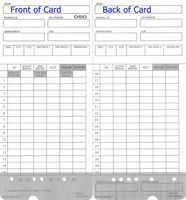 100 Time Cards for uPunch HN4000 AutoAlign Calculating Time Clock (Fits All HN2000, HN4000, HN4500, HN6000 Time Recorders and Bundles)