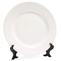 Plastic Easel Stands - 24-Pack Easel Display Stand Plate Holders for Photo, Dish, Art Pieces, Certificates, Placecard - Ideal Wedding, Home, Birthday, Party, Table Decorations - Black, 8.7 Inches Tall