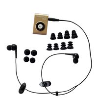 MIUSUK Waterproof MP3 Player Built-in 8GB Swimming Diving Sports with Waterproof Headphones Players Support FM Radio and Shuffle Feature Perfect Swimming Companion (Gold)