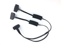 OBD 2 Ribbon Cable 1 to 2 Splitter Y Cable 16pins 24v