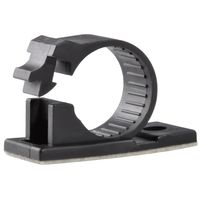 JacobsParts V3 Adhesive Cable Management Clips, 0.7 Inch Fixed Clamp with Optional Screw Mount, 10 Pack (Large)