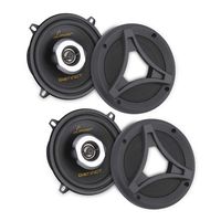 Lanzar Distinct 6.5" -in. Car Stereo Speaker Pair | 2-Way Pro Audio Component Car Speakers | 6.5 Inch, 180 Watt