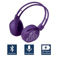 Arctic P604 Wireless (Purple), Dynamic Bluetooth 4.0 Headphones, On-Ear Design with Smart Control and Integrated Microphone, 30 Hours Battery Life
