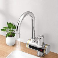 JXWWN Electric Hot Water Faucet,Electric Hot Water Heater Faucet Kitchen-Bathroom Heating Dispenser Tap,A