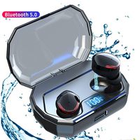 SZHAIYU TWS Wireless Earbuds Bluetooth 5.0 Earphone Smart Noise Cancelling Stereo HIFI Sound Headset 2000mAh Waterproof Headset (black)