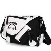 Siawasey One-Punch Man Anime Saitama Cosplay Backpack Messenger Bag Shoulder Bag