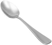 AmazonBasics Stainless Steel Dinner Spoons with Round Edge, Set of 12