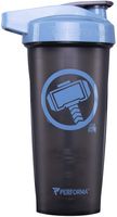 Performa Perfect Shaker - Marvel Series, Leak Free Protein Shaker Bottle with Actionrod Mixing Technology! Shatter Resistant & Dishwasher Safe (ACTIV Thor (Blue))(28oz)