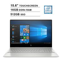 2019 HP Envy x360 15.6 Inch FHD Touchscreen Laptop (Intel Quad Core i5-8265U up to 3.9 GHz, 16GB RAM, 512GB SSD, Intel UHD Graphics 620, Bluetooth, WiFi, HDMI, Windows 10)