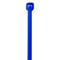 BOX USA BCT115D Colored Cable Ties, 50#, 11", Blue (Pack of 1000)