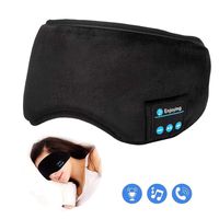Bluetooth Sleeping Headphones,Perytong Skin-Friendly Wireless Music Bluetooth Sleep Eye Mask,Upgraded Travel Sleeping Headset,Bluetooth Handsfree Sleep Eye Shades Built-in Speakers Microphone Washable