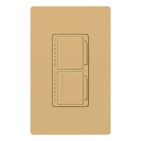 Lutron MA-L3T251-GS Maestro 300 Watt Single Pole Dimmer And Timer Switch, Goldstone