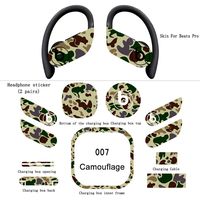 Ztowoto Decal for Beats PowerBeats Pro 2019 Waterproof Skin Sticker- Ultra Thin, Lightweight Vinyl Decal Protection (Camouflage)