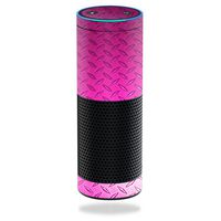 MightySkins Skin Compatible with Amazon Echo/Amazon Echo Plus wrap Cover Sticker Skins Pink Diamond Plate