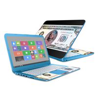 Mightyskins Skin Compatible with Hp Stream 14" (2016) - Monroe Currency | Protective, Durable, and Unique Vinyl Decal Wrap Cover | Easy to Apply, Remove, and Change Styles | Made in The USA