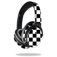 MightySkins Skin Compatible with Bose QuietComfort 35 Headphones - Check | Protective, Durable, and Unique Vinyl Decal wrap Cover | Easy to Apply, Remove, and Change Styles | Made in The USA