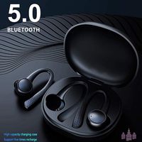 Never-Drop Design-Ultra Sports Wireless Headphones with Superior 3D Stereo Sound (Black)