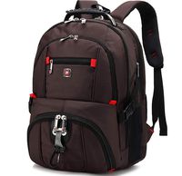 Travel Laptop Backpack for Men Women, Large Computer Backpack Bookbag Fits 17 inch Laptop for School College (M58_Coffee)