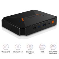CHUWI HeroBox Windows 10 Home Office Game Mini PC,8GB DDR4 180GB SSD,Expandable 2TB 2.5 Inch HDD,1TB SSD with 2.4GHz/5GHz Dual WiFi 1000Mbps/BT4.2 (HeroBox)