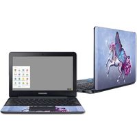 Mightyskins Skin Compatible with Samsung Chromebook 3 11.6" - Lilac Unicorn | Protective, Durable, and Unique Vinyl Decal Wrap Cover | Easy to Apply, Remove, and Change Styles | Made in The USA