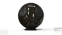 CORSECA Soccer Ball Portable Bluetooth Speaker | Classic hand craftsmanship | modern acoustic | Louder Crystal Clear Stereo Sound | Rich Bass | zero-distortion, Wireless Speaker Range, 20 Watt (Black)