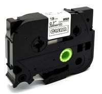 NEOUZA Compatible for Brother P-Touch Laminated TZe TZ Label Tape Cartridge 18mm (TZ-145 TZe-145 White on Clear)