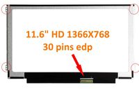 Generic New 11.6" Screen/Panel Compatible with Acer Chromebook C720-2697 HD Slim 30 PINS Laptop Replacement LED LCD