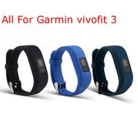 I-SMILE Replacement Wristband with Secure Clasps for Garmin Vivofit 3 Only(No Tracker, Replacement Bands Only)