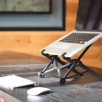 Nexstand K2 Laptop Stand - Portable Strong Ventilated Adjustable Collapsible Laptop Stand.