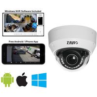 Zavio CD6230 Motorized Outdoor IP Dome Camera, IP67/IK10, H. 265, 30FPS, Outdoor Dome Network Camera, 2 Megapixel/1080p, HD Dome Camera
