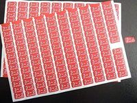 Minilabel 3 For 2 Mix And Match On Red 17 8X10mm Price Promotional Display Stand Point Of Sale Stickers Self-Adhesive Labels