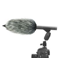 First2savvv TM-GO-D01 Outdoor Portable Digital Recorders Furry Microphone Mic Windscreen Wind Muff for Rode NTG1