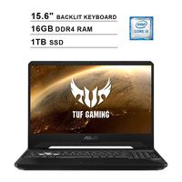 2020 Asus TUF 15.6 Inch FHD 1080P Gaming Laptop (9th Gen Intel 4-Core i5-9300H up to 4.1GHz, NVIDIA GTX 1650 4GB, 16GB DDR4 RAM, 1TB SSD, Backlit KB, WiFi, HDMI, Windows 10)