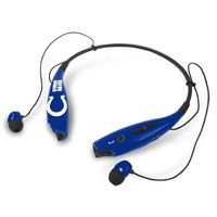 NFL SUCKERZ Wireless Bluetooth Neckband Earphones Stereo Earbuds with Microphone, Indianapolis Colts