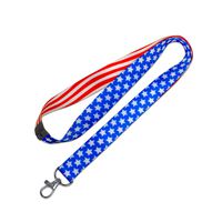Lucky Line Lanyard with Swivel Snap, Patriotic Design (C206)