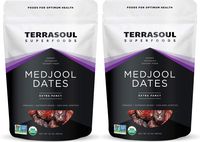 Terrasoul Superfoods Organic Medjool Dates, 4 Lbs - Soft Chewy Texture | Sweet Caramel Flavor | Farm Fresh