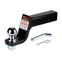 Towever 84170 4 inches Drop Hitch Class III/IV Loaded Ball Mount with 2 inches Ball Starter Kit