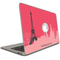 Macbook Air or Macbook Pro (13 inch) Vinyl, Removable Skin - Classic Movie Quote - Casablanca -"We'll Always Have Paris"