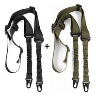 Accmor 2 Point Rifle Sling Extra Long Gun Sling Traditional Sling with Metal Hook for Outdoor Sports