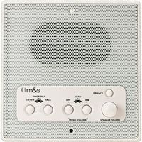 M&S Systems DMC4RS 5" 4-Wire Indoor Radio Remote Scan Station (White)