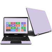 MightySkins Skin Compatible with Samsung Chromebook Pro 12.3" - Solid Lilac | Protective, Durable, and Unique Vinyl Decal wrap Cover | Easy to Apply, Remove, and Change Styles | Made in The USA